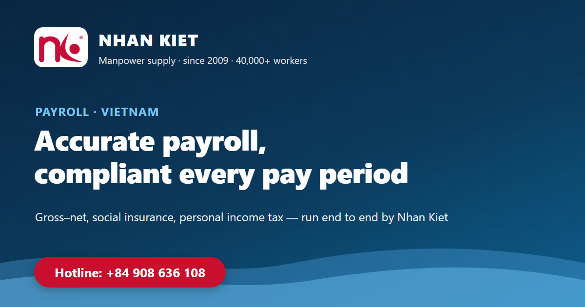 Payroll Service Pricing in Vietnam 2026: What the Fee Covers